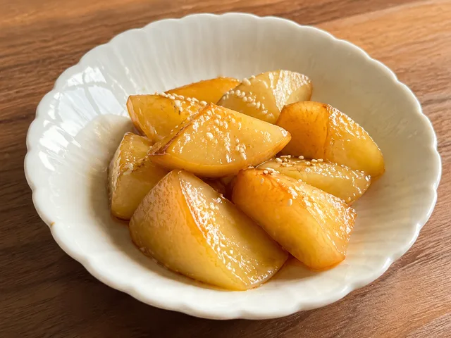 拔丝土豆成品